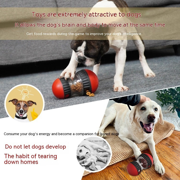 Food Dispensing Dog Toy Tumbler Leaky Food Ball Puzzle Toys Interactive Slowly Feeding Protect Stomach Increase Intelligence Pets Toy Pet Products - Nyaabs