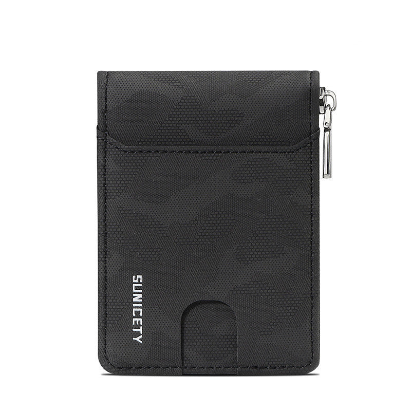 Camouflage Large Capacity Zipper Men's Wallet - Nyaabs