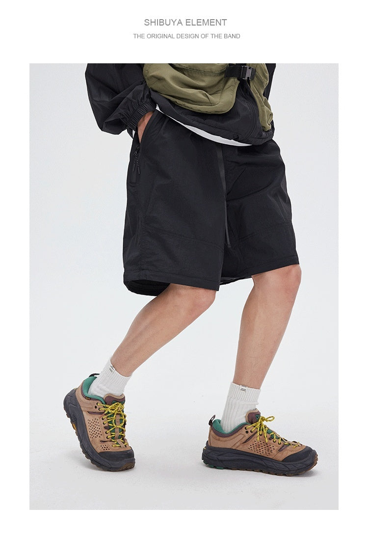 Men's Spring And Summer Wear Pleated Straight Outdoor Sports Casual Pants - Nyaabs