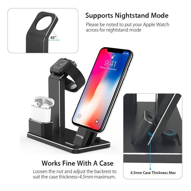 4 IN 1 AIRPODS CHARGING DOCK HOLDER - Nyaabs