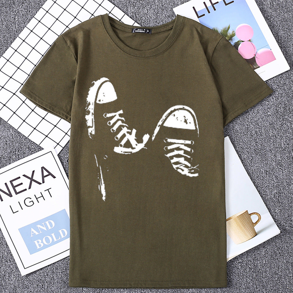 Casual short-sleeved skate T-shirt - Nyaabs