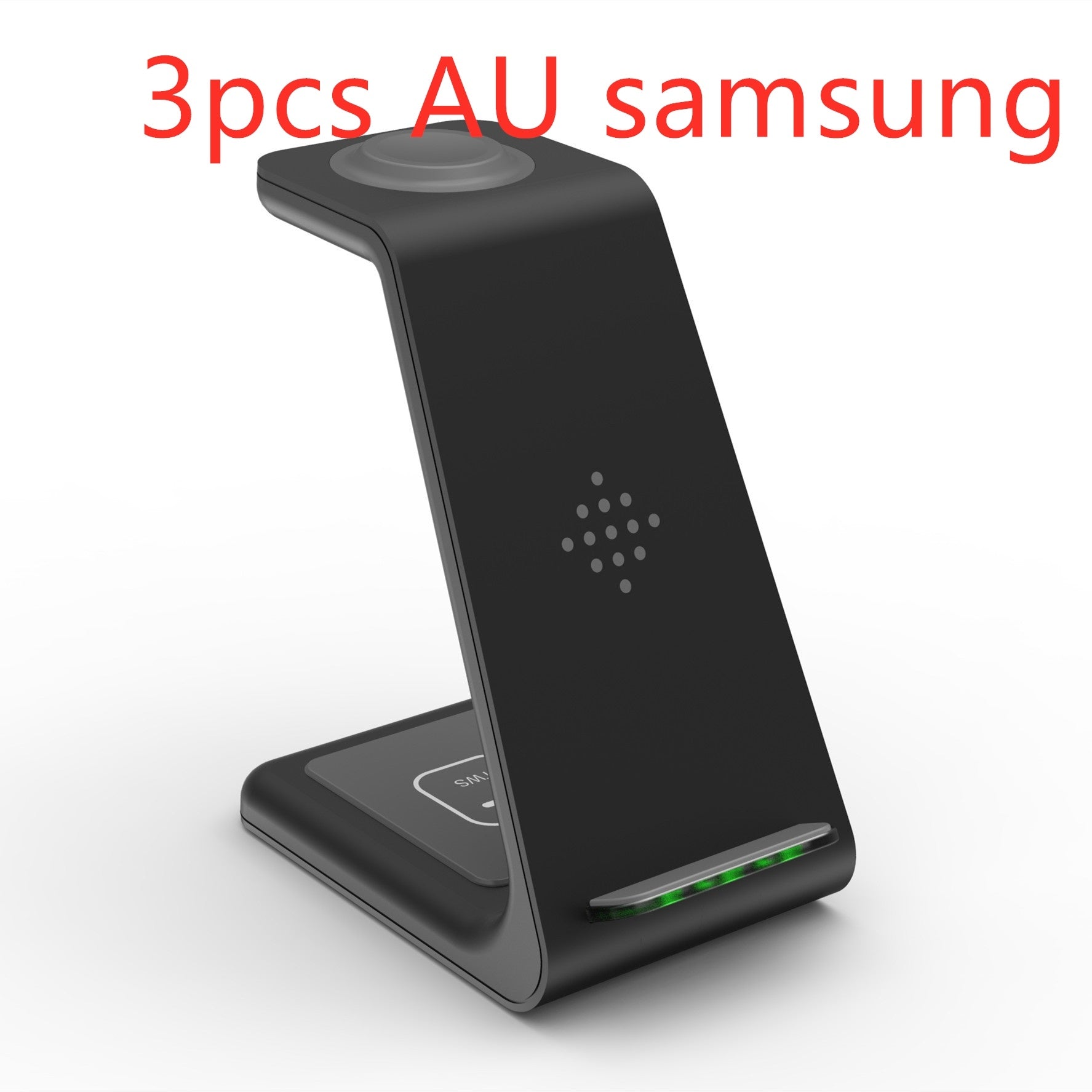 3 In 1 Fast Charging Station Wireless Charger Stand Wireless Quick Charge Dock For Phone Holder - Nyaabs