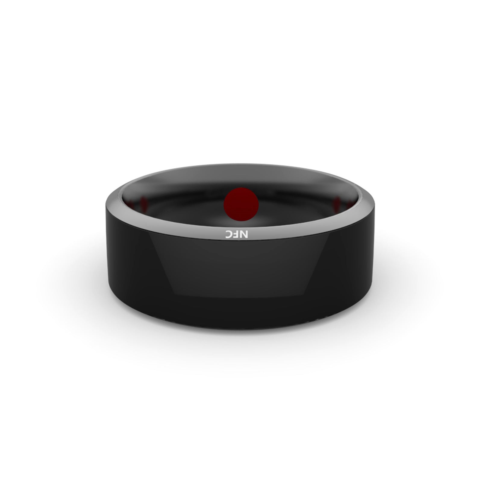 Smart Ring Wearable Device Multifunctional Black High-tech - Nyaabs