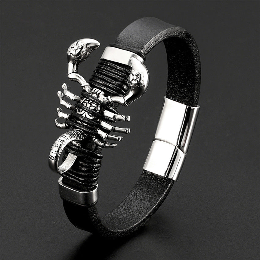 Leather Handmade Bracelet Versatile Men - Nyaabs