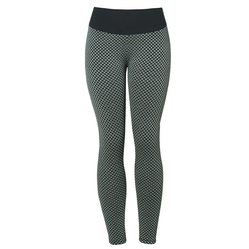 Plaid Leggings Fitness Yoga Pants Women's Seamless High Waist Breathable Gym Leggings - Nyaabs