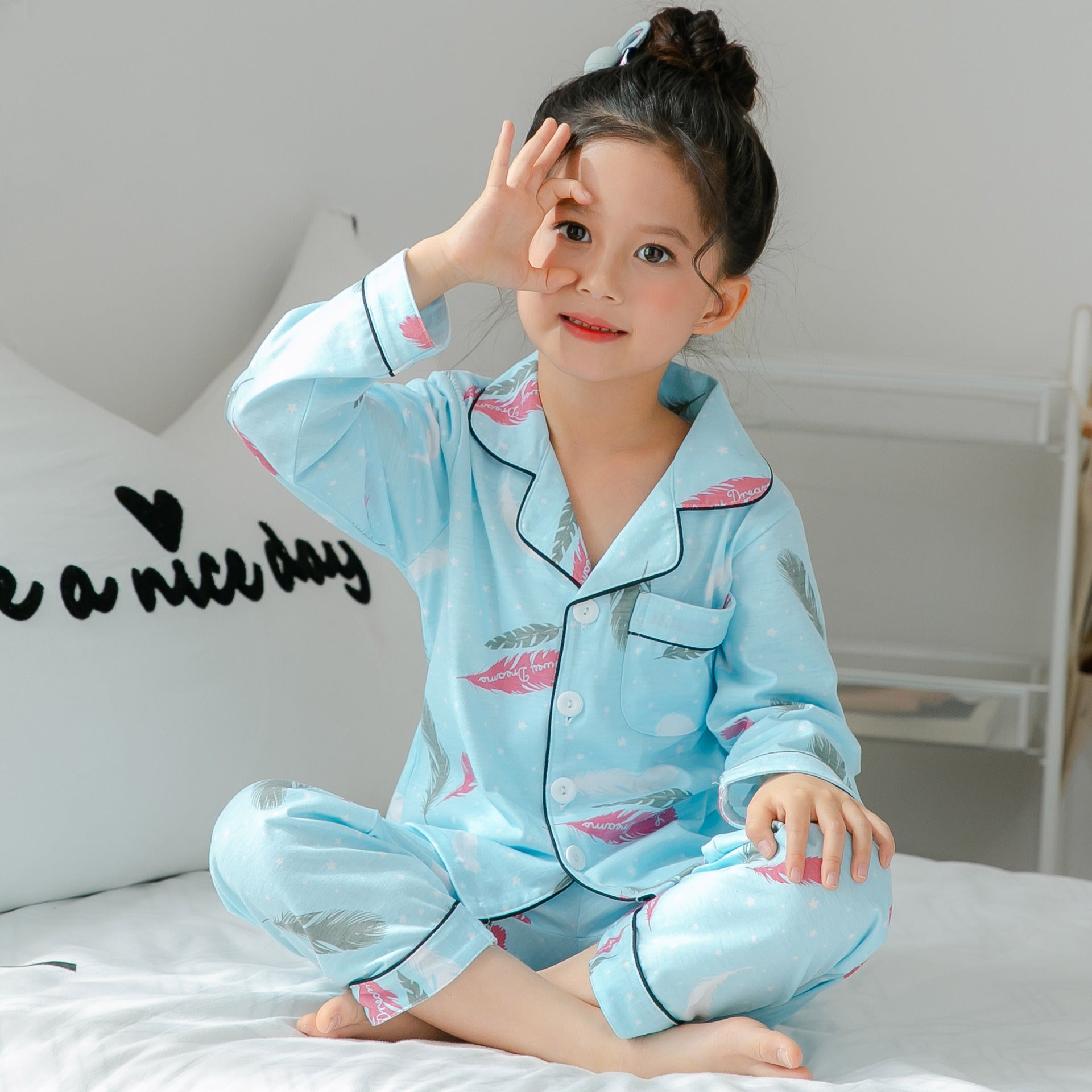 Cotton pajamas for children - Nyaabs