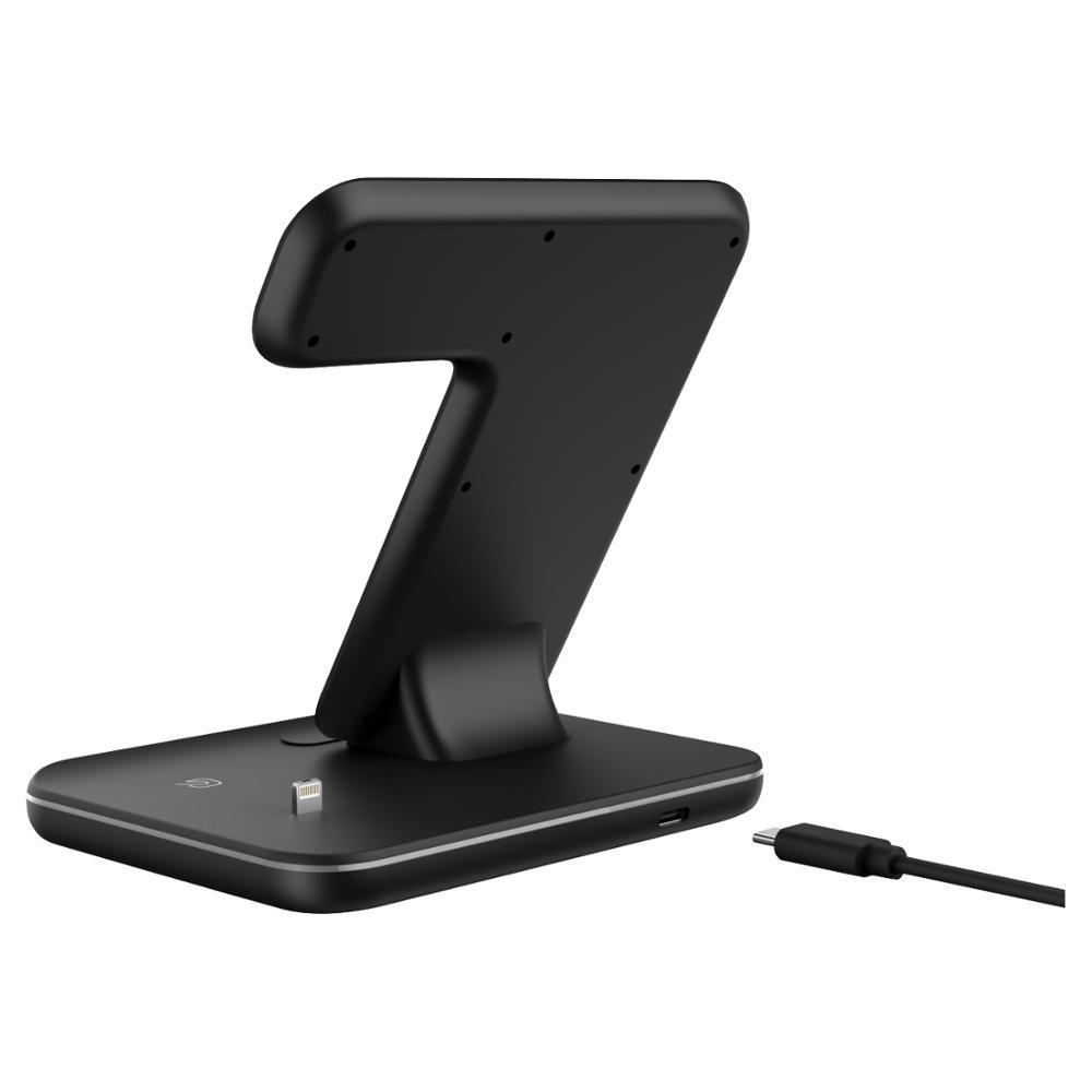 Compatible Mobile Phone Watch Earphone Wireless Charger 3 In 1 Wireless Charger Stand - Nyaabs