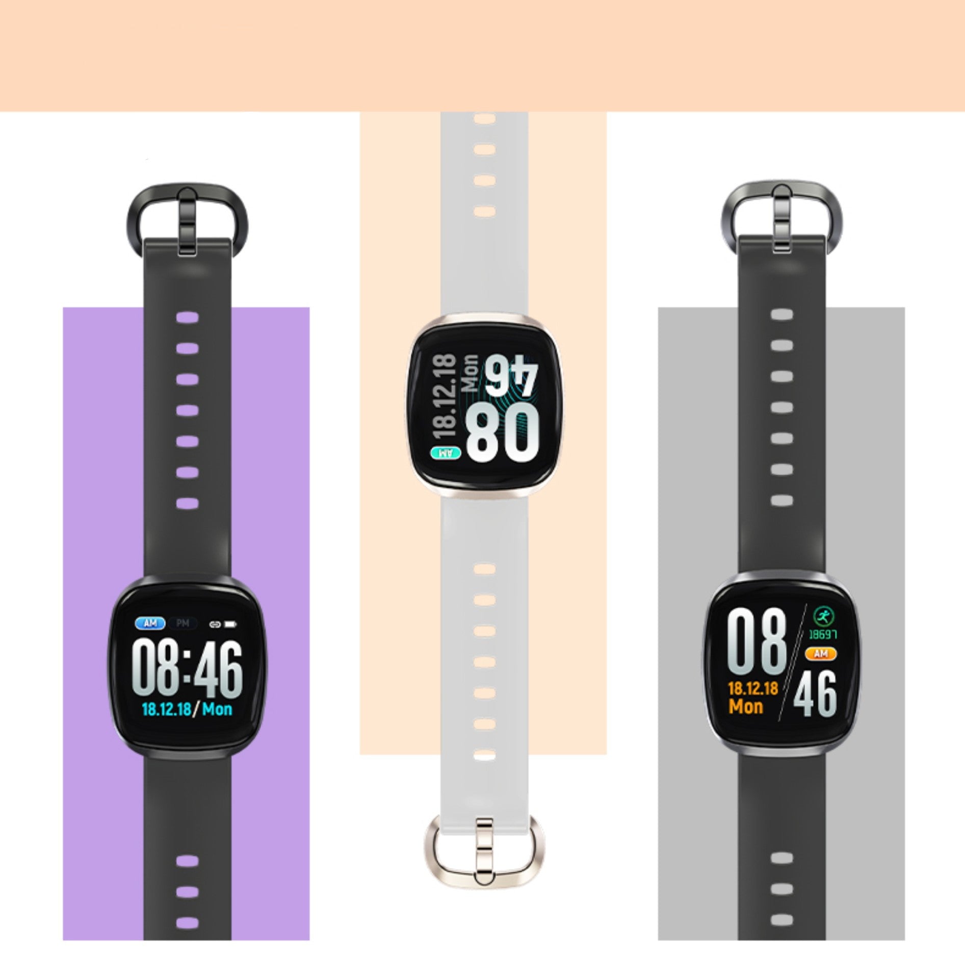 GT103 color screen smart bracelet - Nyaabs