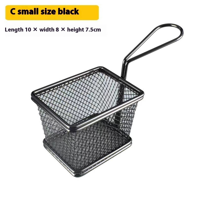 304 Stainless Steel Chips Basket Mini Frying Basket - Nyaabs