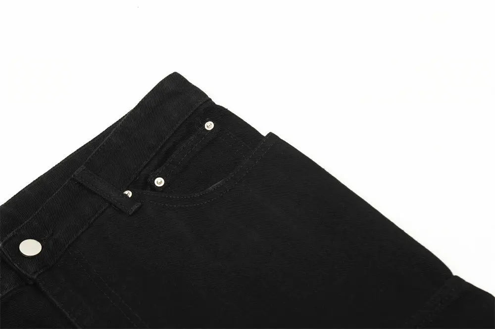 Pleated Overalls Denim Trousers Men's Design - Nyaabs