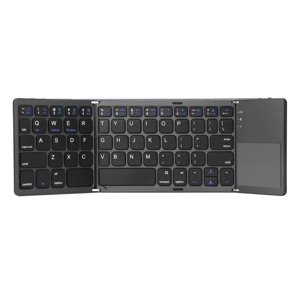 Ultra-thin Tri-fold Folding Touch Keyboard nyaabs.com