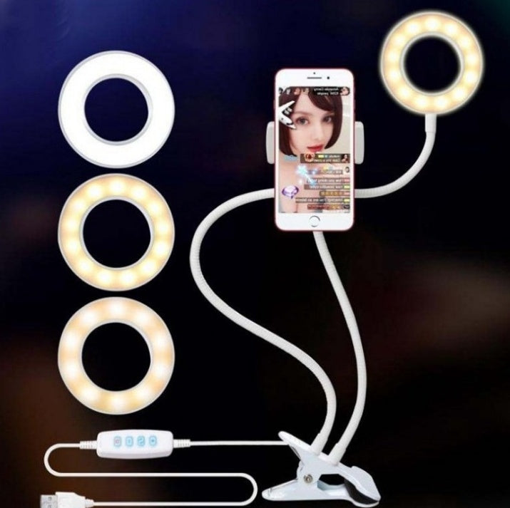 LED Selfie Ring Light for Live Adjustable Makeup Light-8cm Stand - Nyaabs