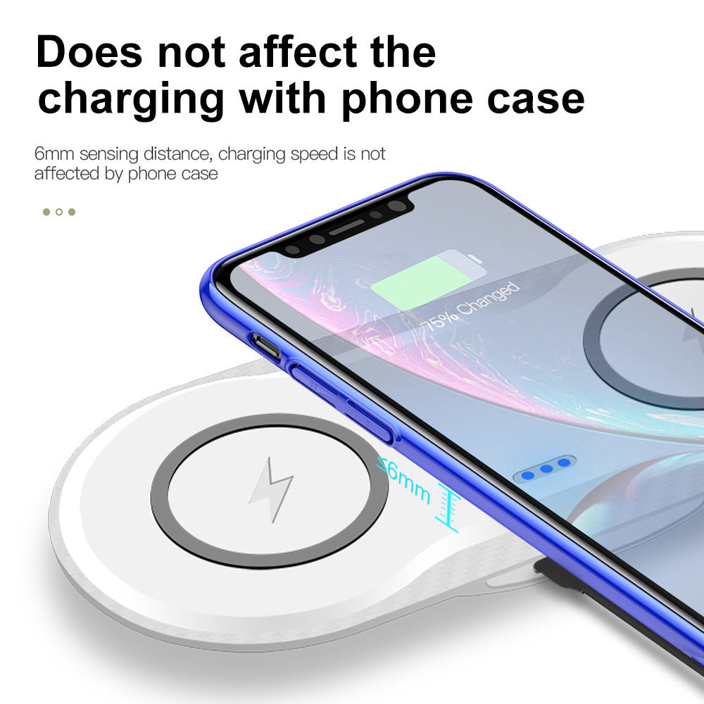 Wireless Charger Dual Mobile Phone Charger - Nyaabs