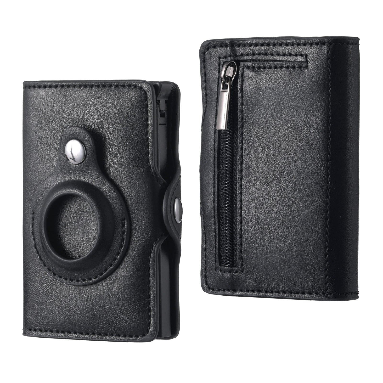 Men's Wallet Tracker Card Clamp Metal Card Holder - Nyaabs