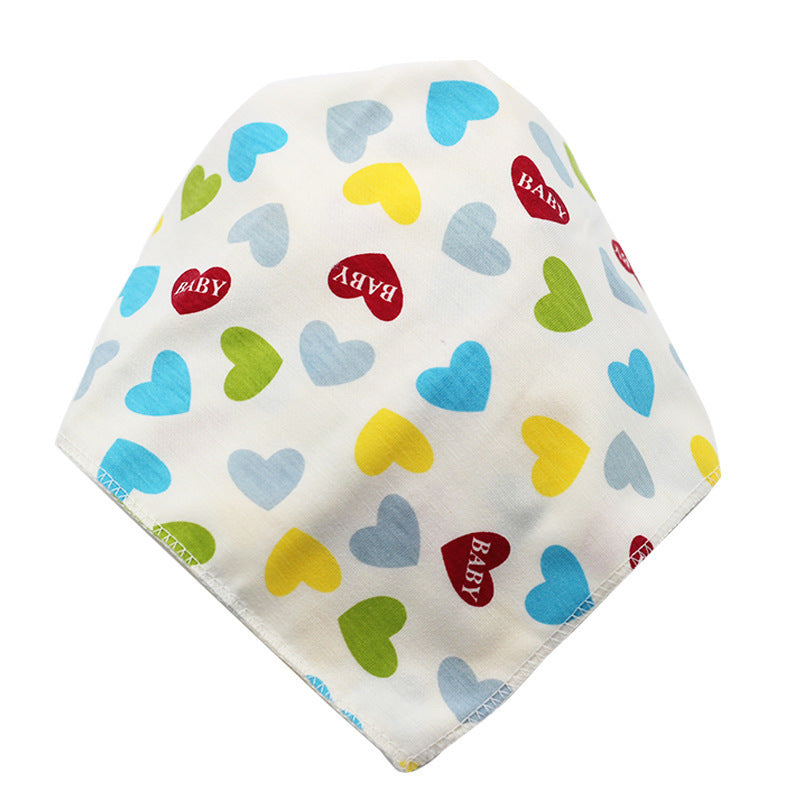 Baby Bibs Waterproof Triangle Cotton Cartoon Child Baberos Bandana Bibs Dribble Bibs Newborn Slabber Absorbent Cloth - Nyaabs