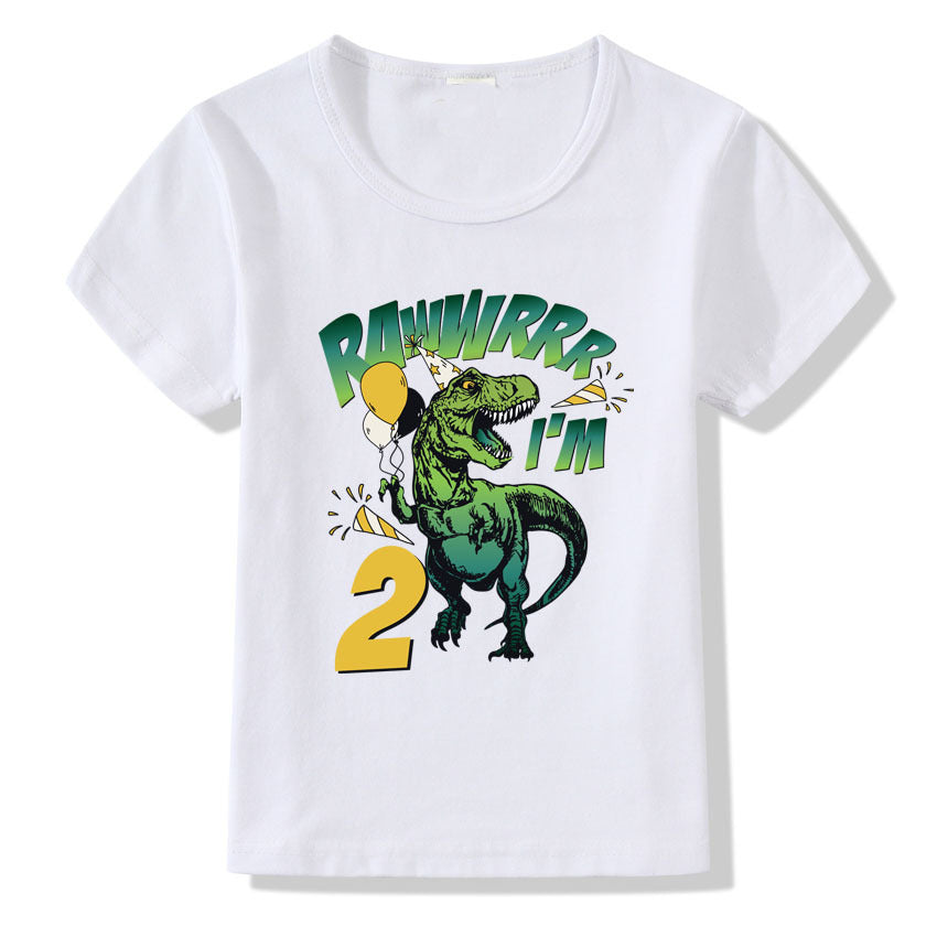 Children's T-shirt Numbers 1-9 Birthday T-shirt - Nyaabs