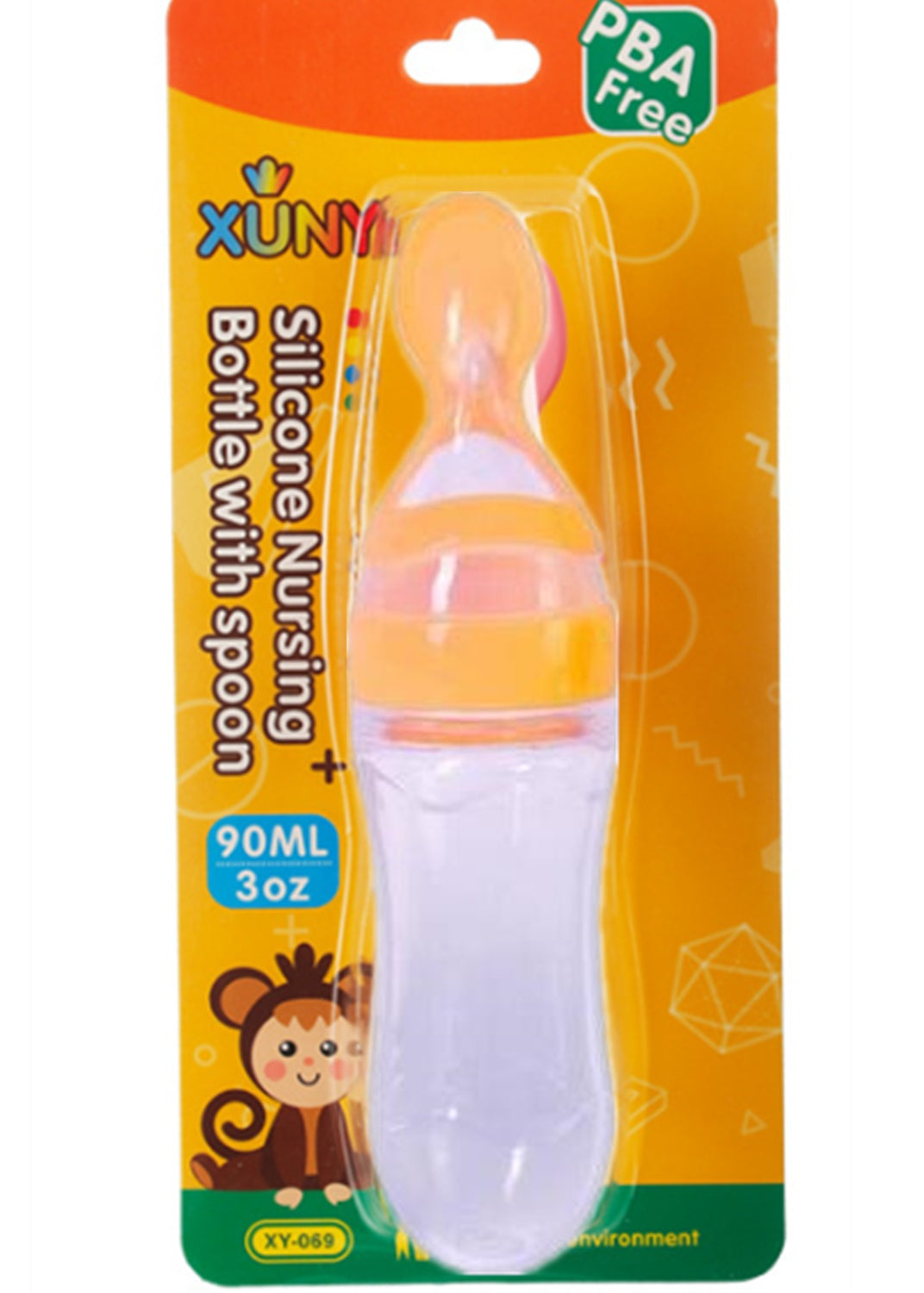 Silicone Training Rice Spoon, Infant Cereal Food Supplement, Safe Feeder - Nyaabs