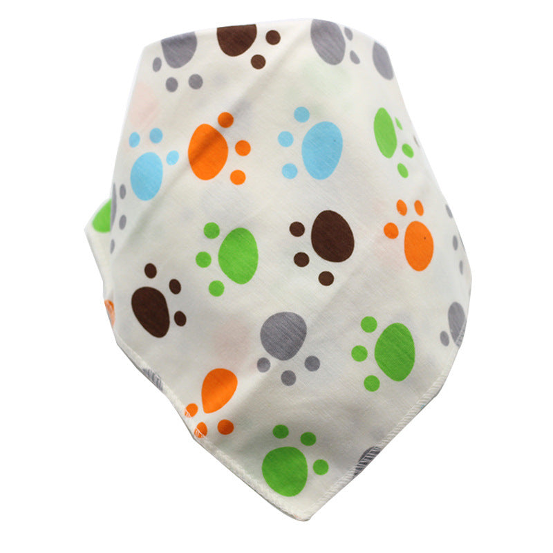 Baby Bibs Waterproof Triangle Cotton Cartoon Child Baberos Bandana Bibs Dribble Bibs Newborn Slabber Absorbent Cloth - Nyaabs