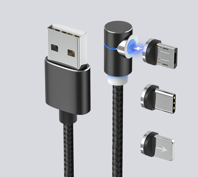 Magnetic Cable LED Magnet Charger Cable USB Cable & USB Type-C USB C - Nyaabs