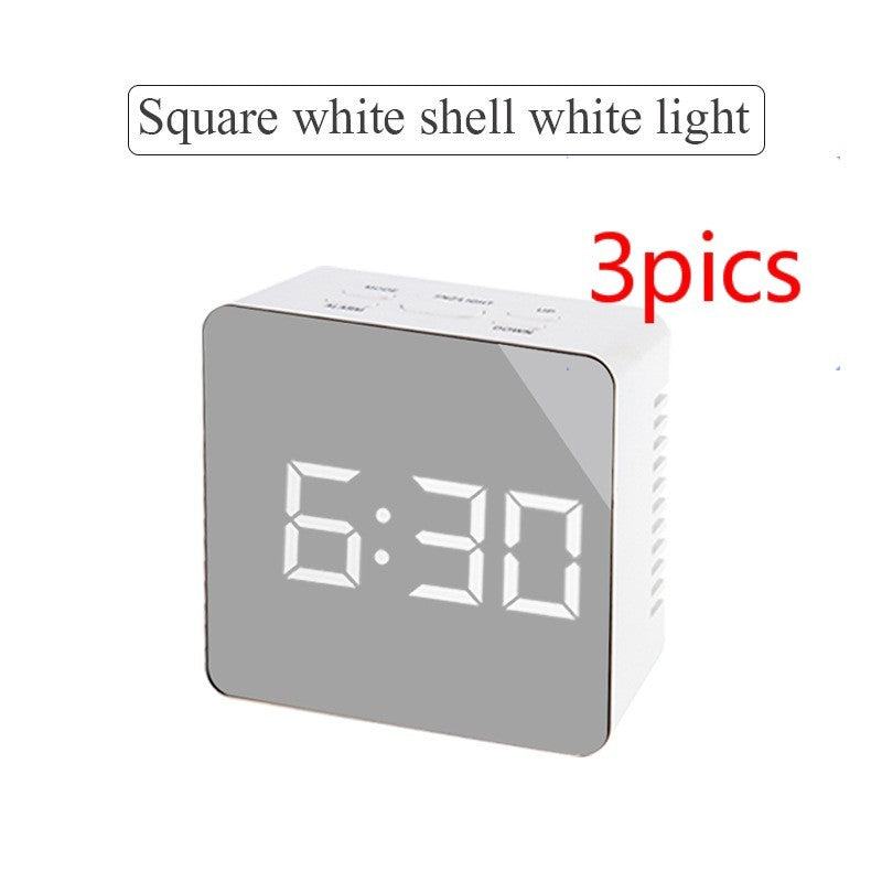 Digital LED multi-function mirror clock - Nyaabs