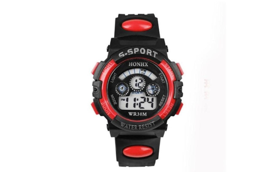 Student electronic watch Multifunctional waterproof LED luminous sports watch - Nyaabs