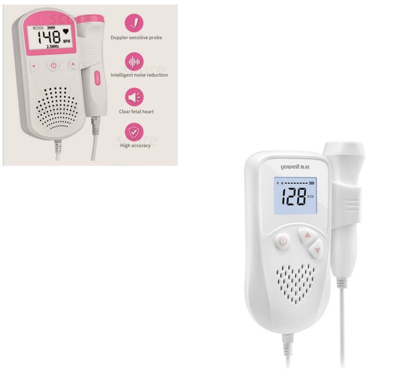 Fetal Heart Rate Monitor Home Pregnancy Baby Fetal Sound Heart Rate Detector - Nyaabs