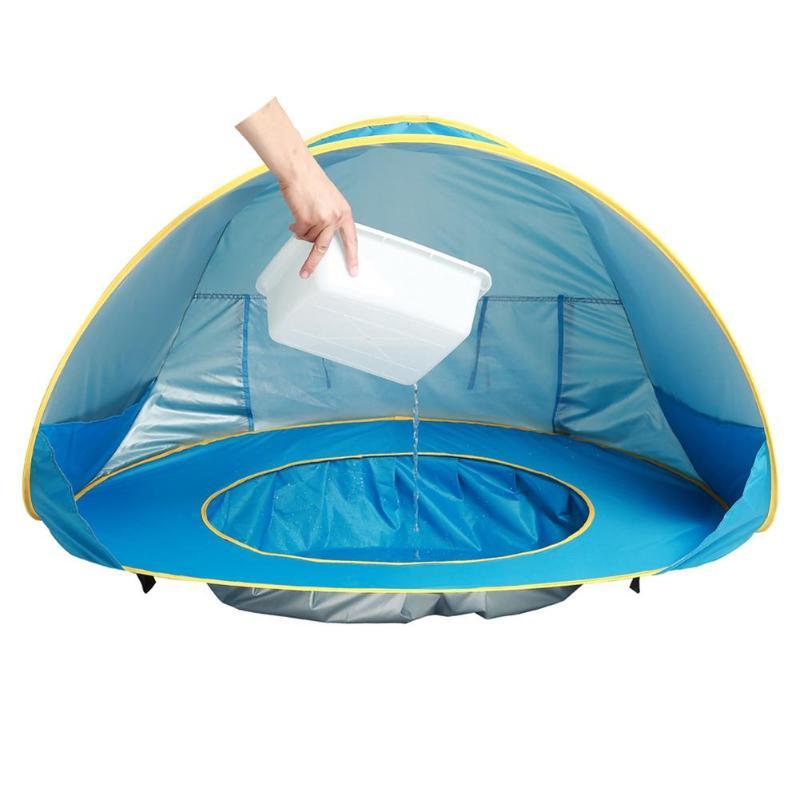 Baby Beach Tent Portable Shade Pool UV Protection Sun Shelter For Infant Outdoor Toys Child Swimming Pool Play House Tent Toys - Nyaabs