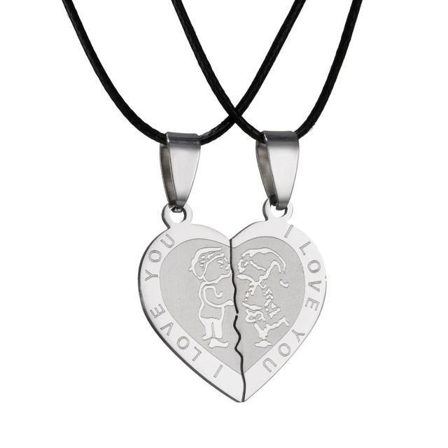 Love Key Combination Men And Women Couple Necklace - Nyaabs