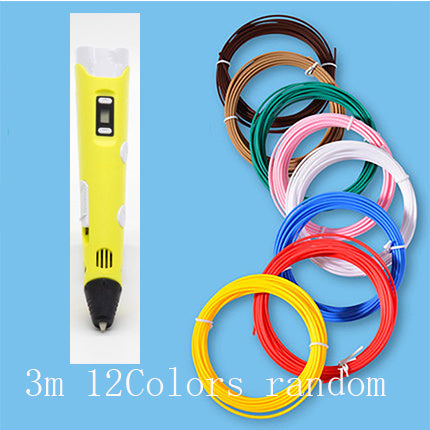 3D print pen 3D pen two generation graffiti 3D stereoscopic paintbrush children puzzle painting toys nyaabs.com