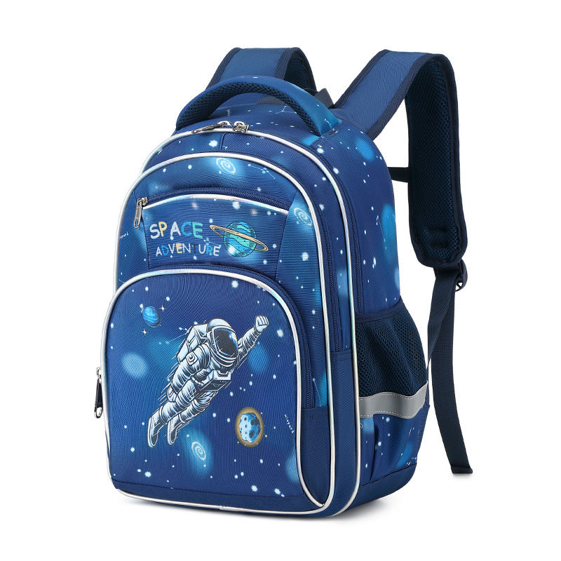 Primary School Boys Large Capacity Children's Backpack Space Schoolbag - Nyaabs