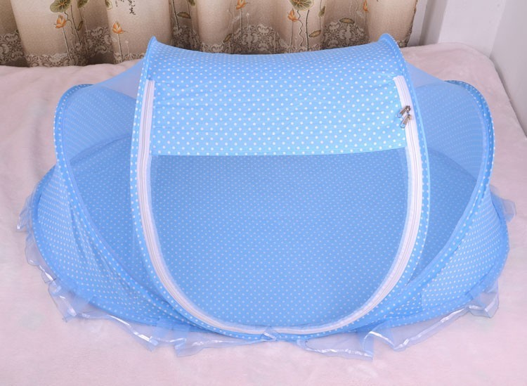 Foldable  Baby Bed Net With Pillow Net 2pieces Set - Nyaabs