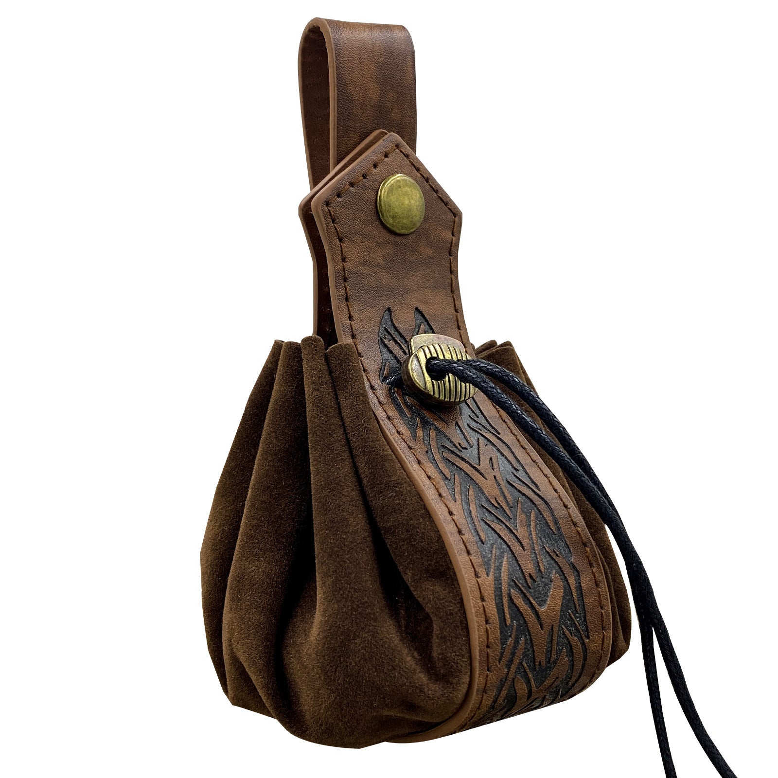 Viking Style Medieval Bag Sling Coin Purse - Nyaabs