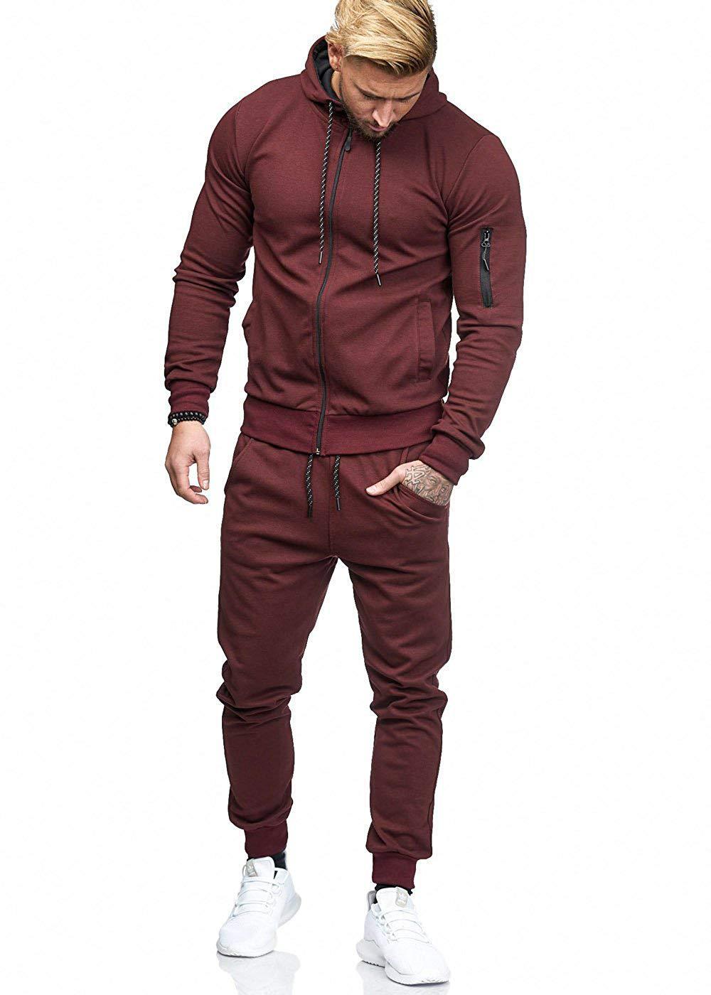 Men's sports suit fitness casual wear - Nyaabs