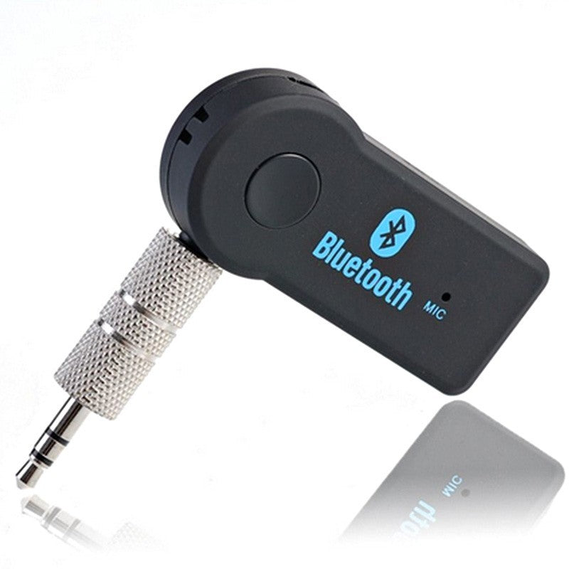 Handfree Car Bluetooth Music Receiver Universal 3.5mm Streaming A2DP Wireless Auto AUX Audio Adapter With Mic For Phone MP3 - Nyaabs