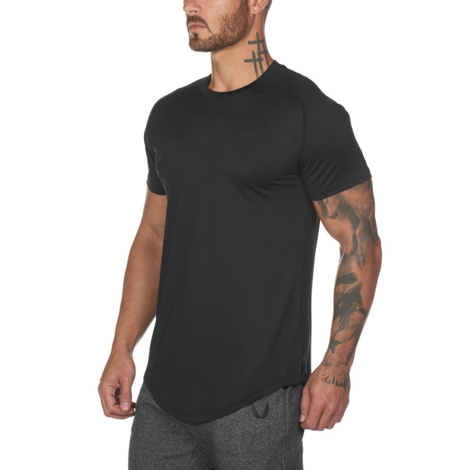 New Gym Wear Plain Shirts Custom Mens Fitness Sports Clothing - Nyaabs