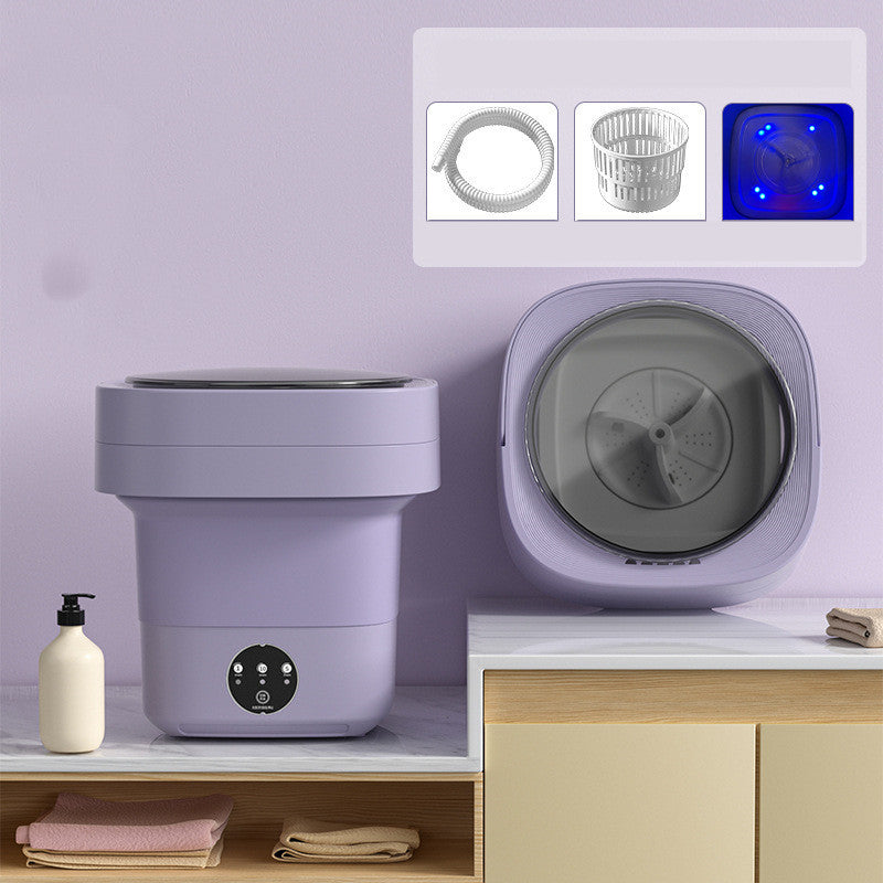 Mini Foldable Washing Machine Portable Mini Socks Underwear Panties Washing Machine Big Capacity 3 Models With Spinning Dry Gadgets nyaabs.com