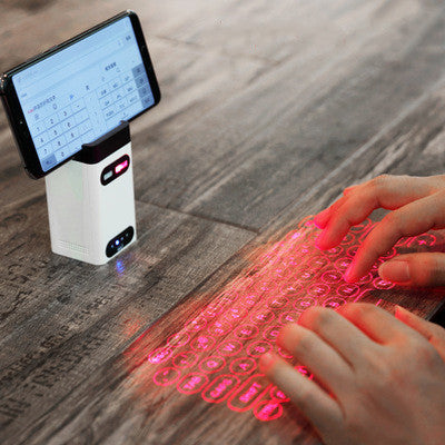 LEING FST Virtual Laser Keyboard Bluetooth Wireless Projector Phone Keyboard For Computer Pad Laptop With Mouse Function - Nyaabs