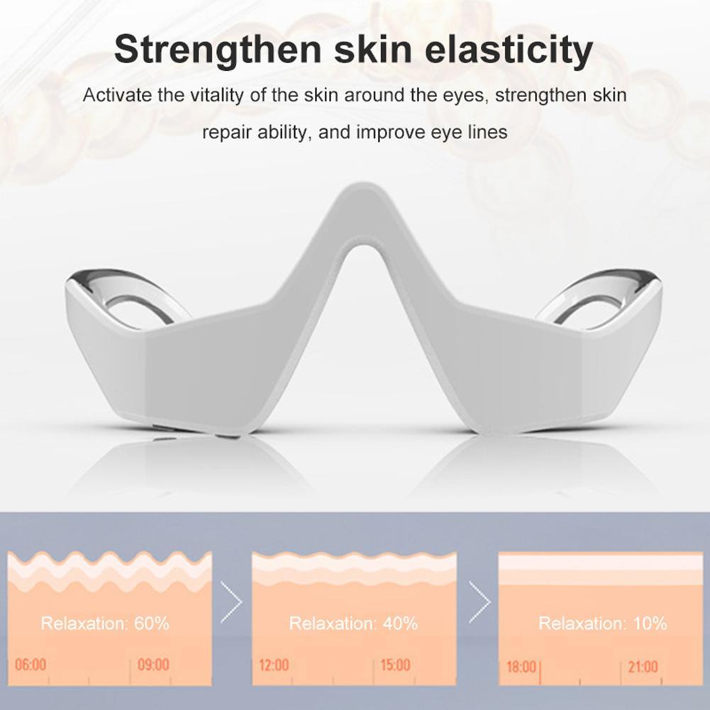 3D Eye Beauty Instrument Micro-Current Pulse Eye Relax Reduce Wrinkles And Dark Circle Remove Eye Bags Massager Beauty Tool - Nyaabs