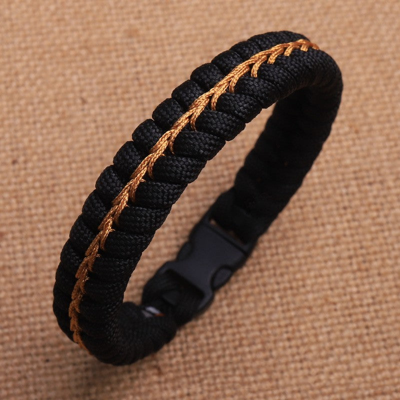 Handwoven Outdoor Sports Bracelet For Men - Nyaabs