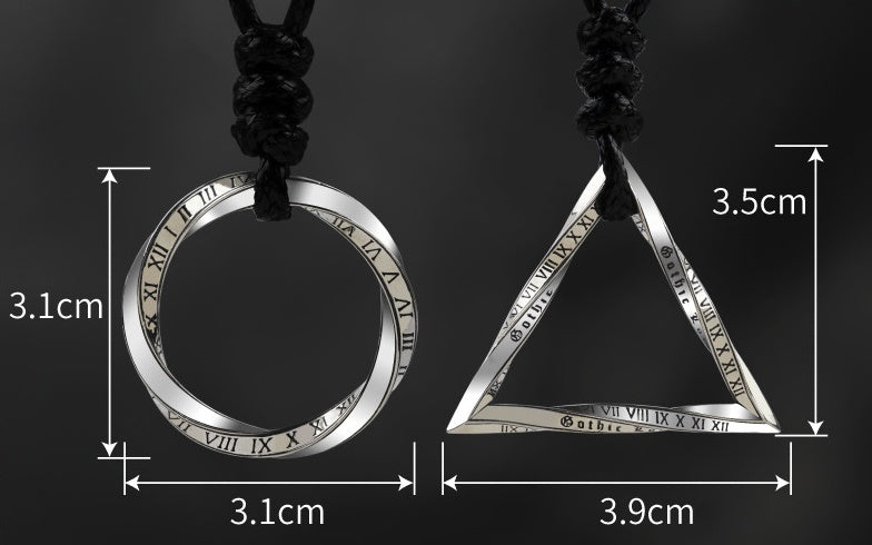 Men And Women Trendy Couple Silver Necklace - Nyaabs