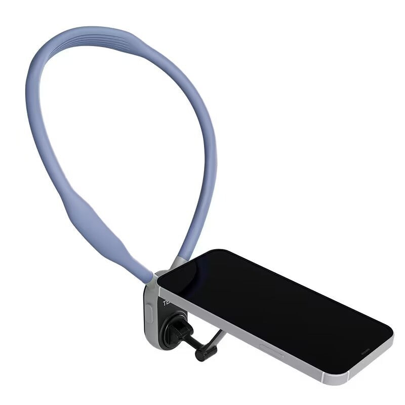 Silicone Phone Magnetic Neck Mount Quick Release Hold For Phone Magsafe Magnetic Suction Cell Phone Neck Hanging Bracket - Nyaabs