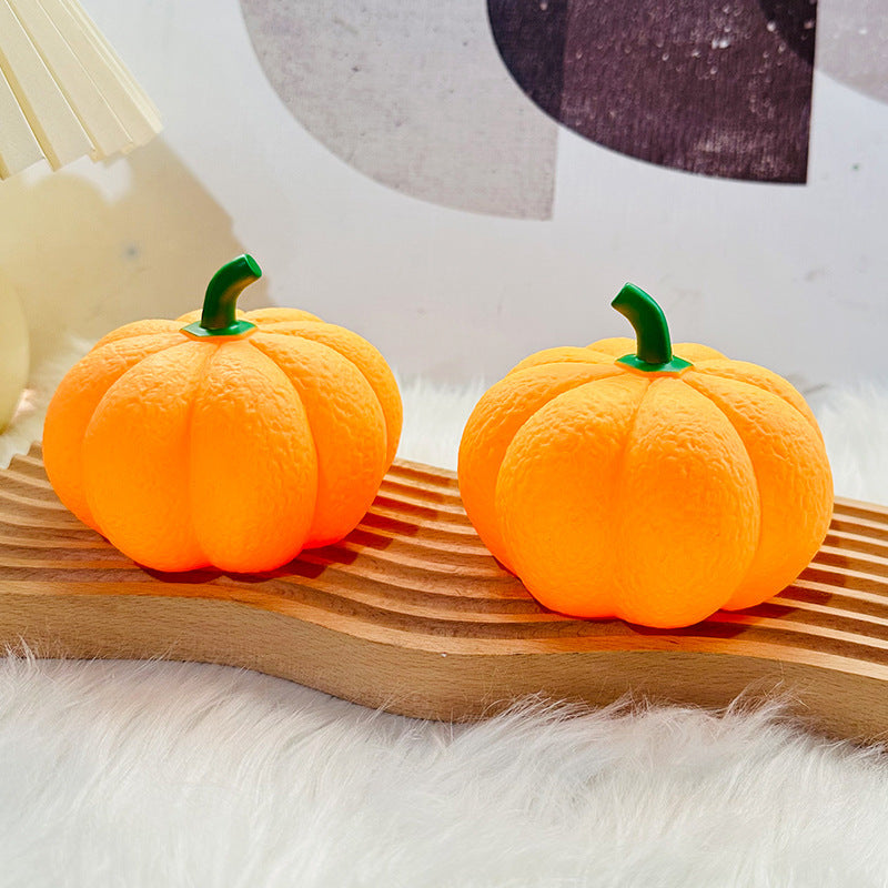 Pumpkin Halloween Decorative Night Light Bedroom Dormitory Creative Bedside Lights Eye Protection Deco Night Lamp - Nyaabs