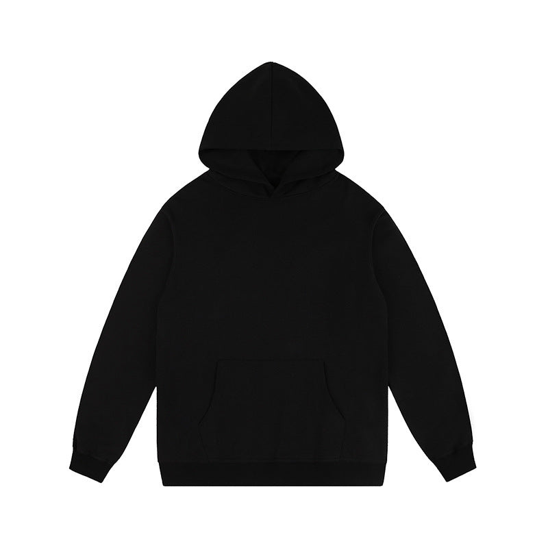 Terry Fashion Brand Street Solid Color Loose Hooded Men's Sweater - Nyaabs