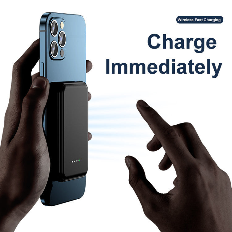 Mini Magnetic Power Bank 5000mAh Wireless - Nyaabs