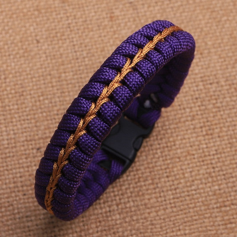 Handwoven Outdoor Sports Bracelet For Men - Nyaabs