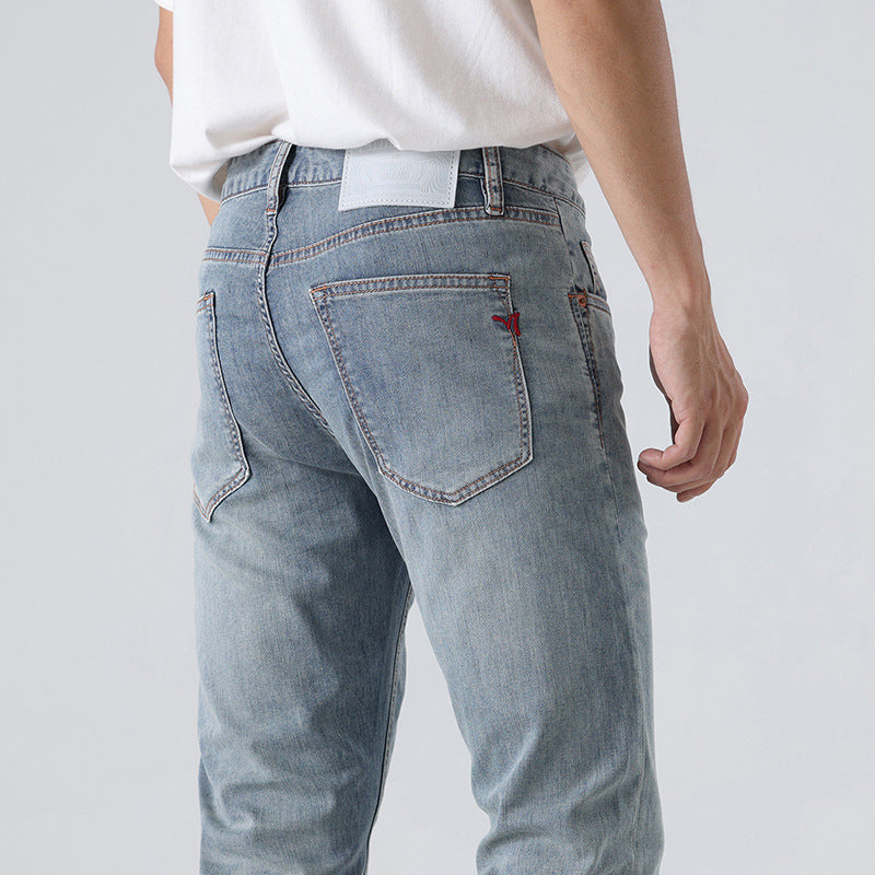 Slim-fitting Straight Pants European Station Casual Pants - Nyaabs