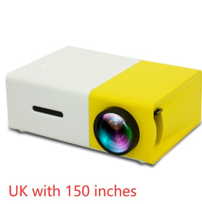 Portable Projector 3D Hd Led Home Theater Cinema HDMI-compatible Usb Audio Projector Yg300 Mini Projector - Nyaabs