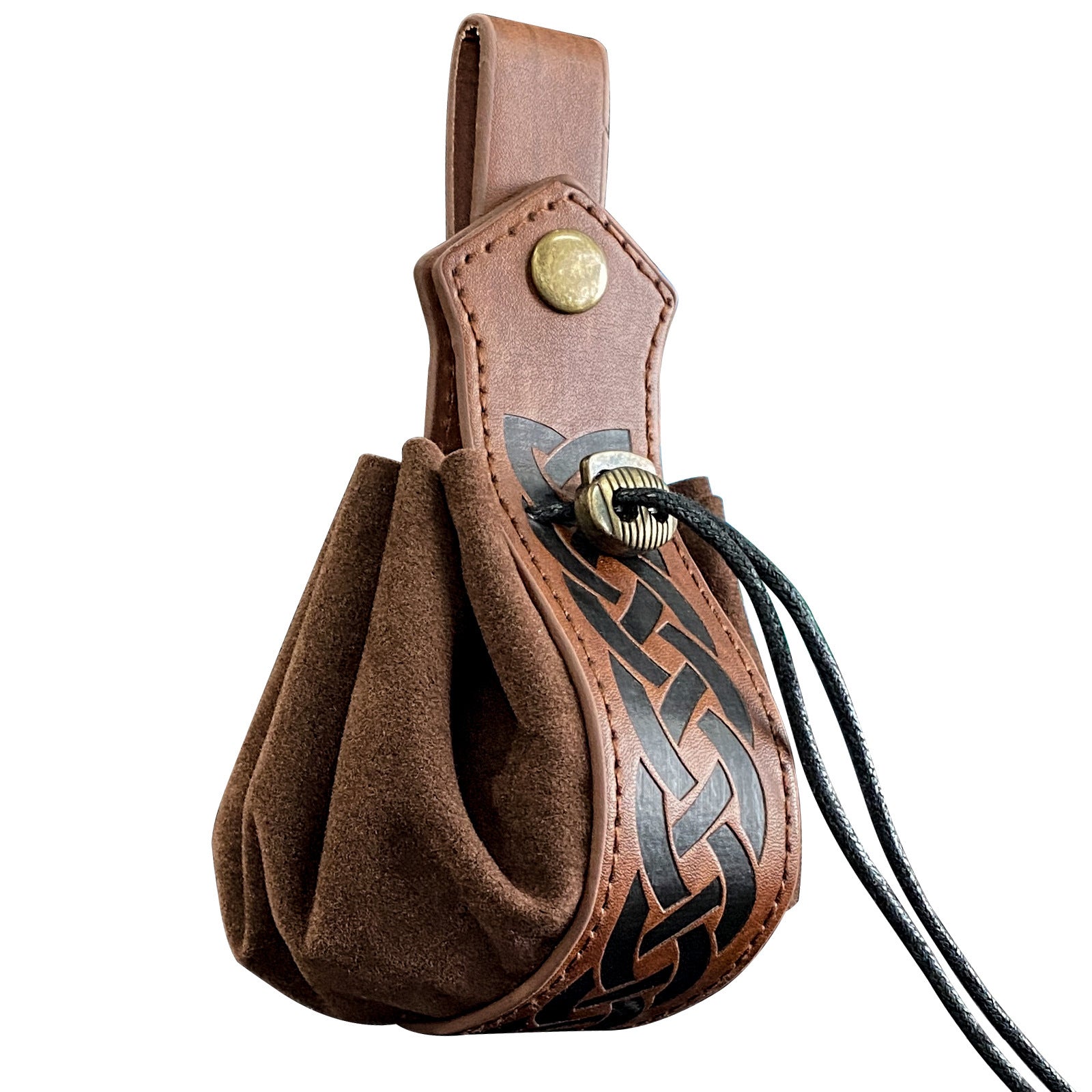 Viking Style Medieval Bag Sling Coin Purse - Nyaabs