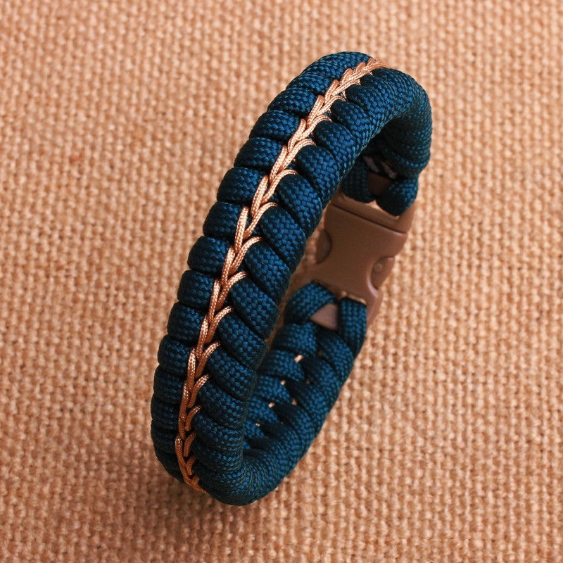 Handwoven Outdoor Sports Bracelet For Men - Nyaabs