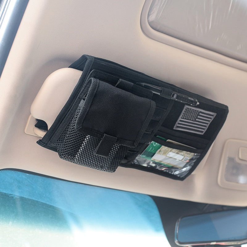 Vehicle Visor Panel Truck Car Sun Visor Organizer CD Bag Holder Car Styling Hunting Accessories - Nyaabs